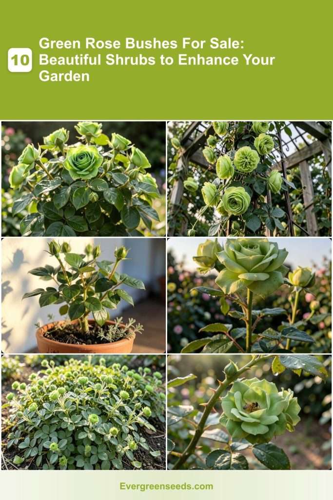 10 Green Rose Bushes For Sale: Beautiful Shrubs to Enhance Your Garden ...