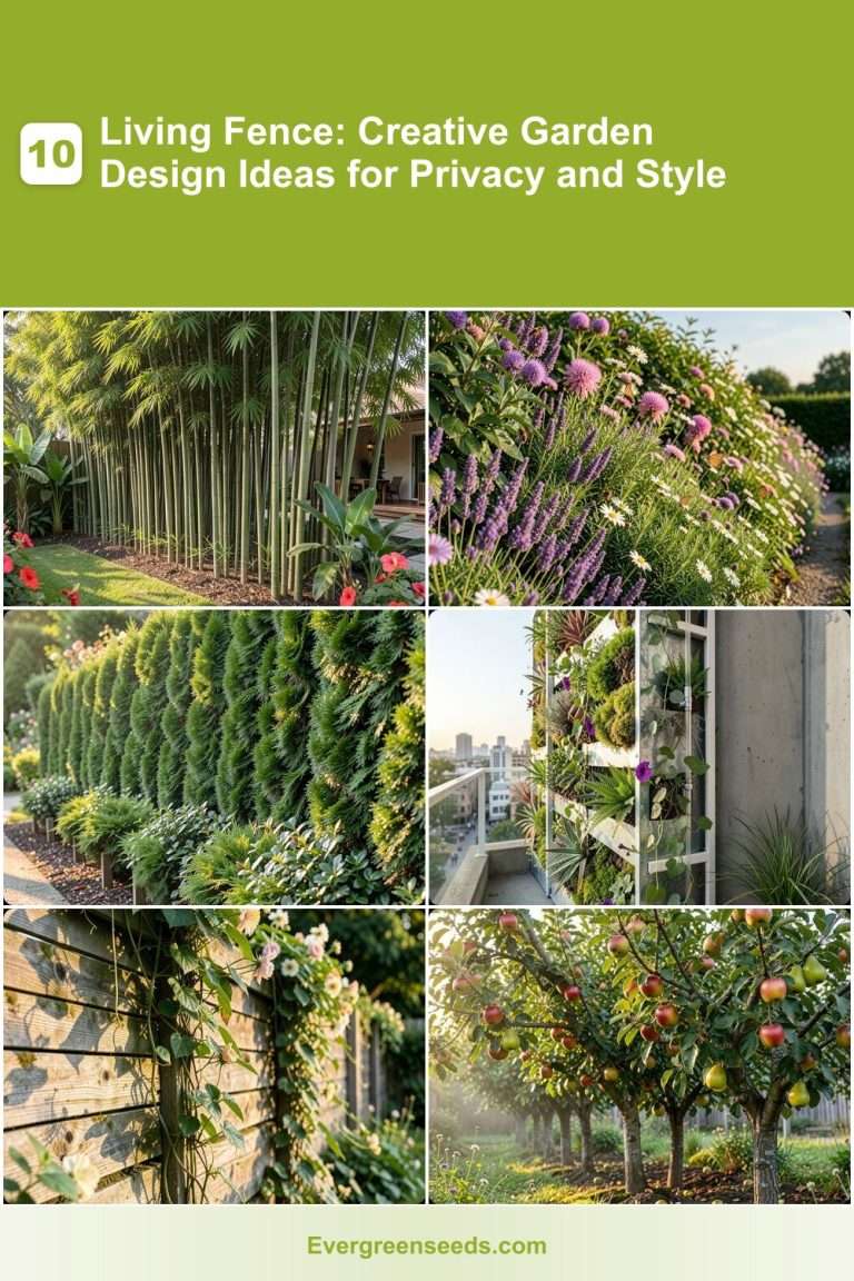 10 Living Fence: Creative Garden Design Ideas for Privacy and Style ...