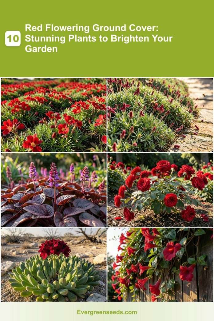 Red Ground 10 Red Flowering Ground Cover: Stunning Plants to Brighten Your Garden ...