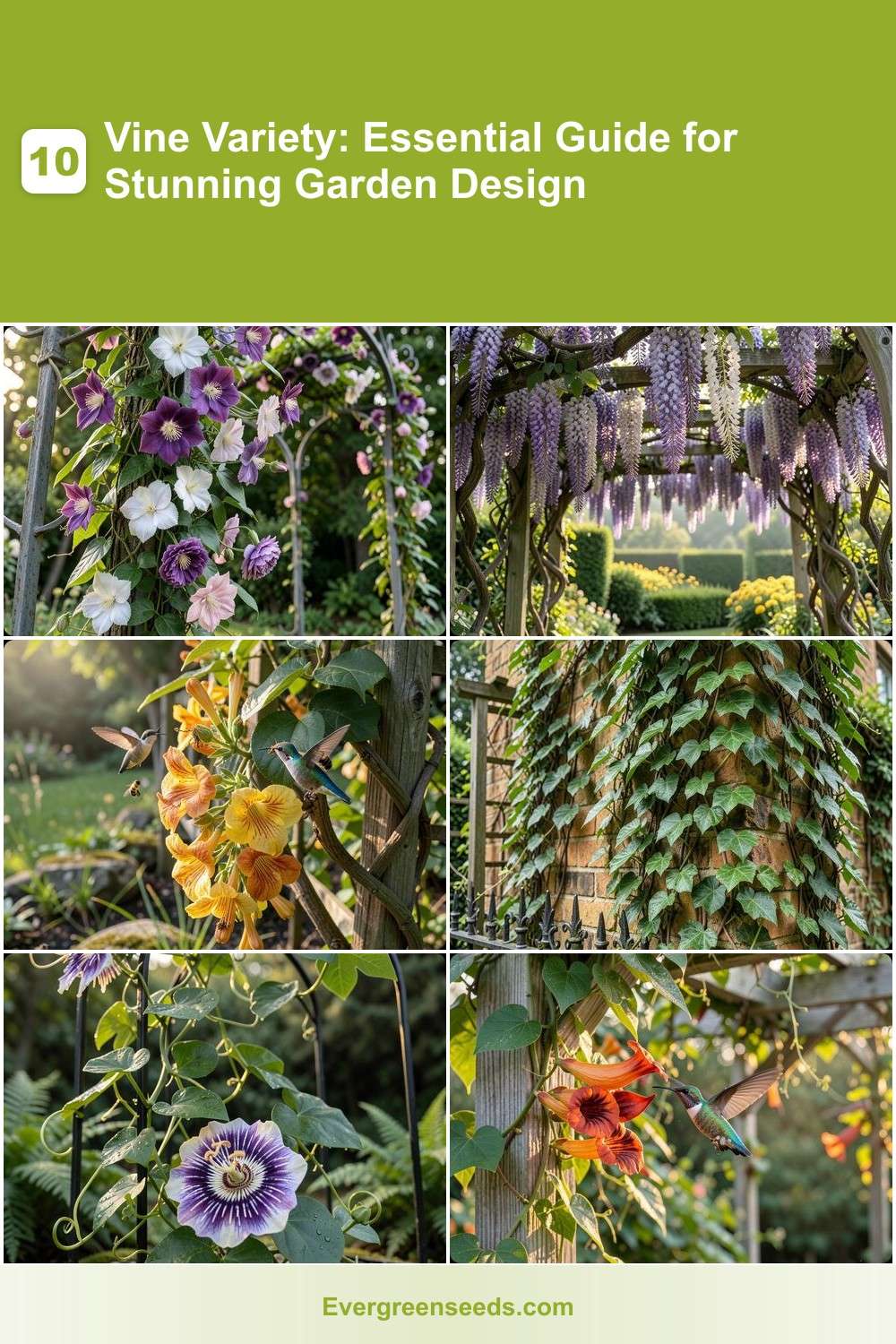 10 Vine Variety: Essential Guide for Stunning Garden Design - Evergreen ...
