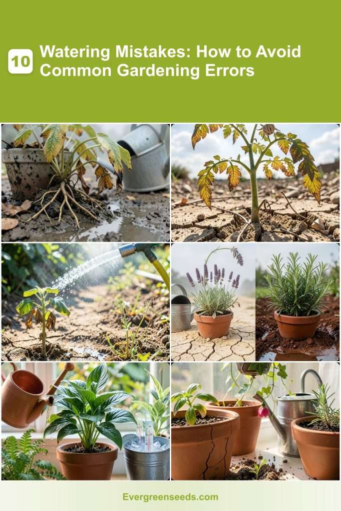 10 Watering Mistakes: How to Avoid Common Gardening Errors - Evergreen Seeds
