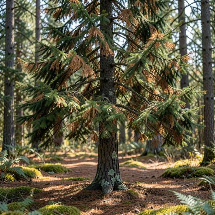 Evergreen Evolution Methods Evergreen Tree Turning Brown: Early Detection and Organic Revival ...