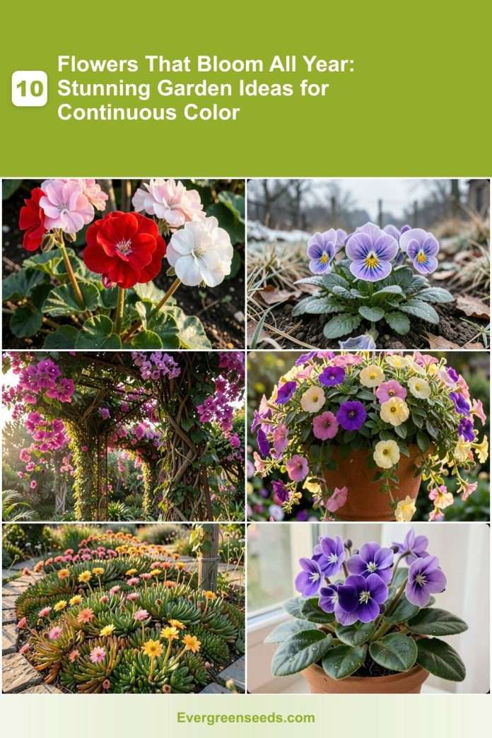 10 Flowers That Bloom All Year: Stunning Garden Ideas for Continuous ...