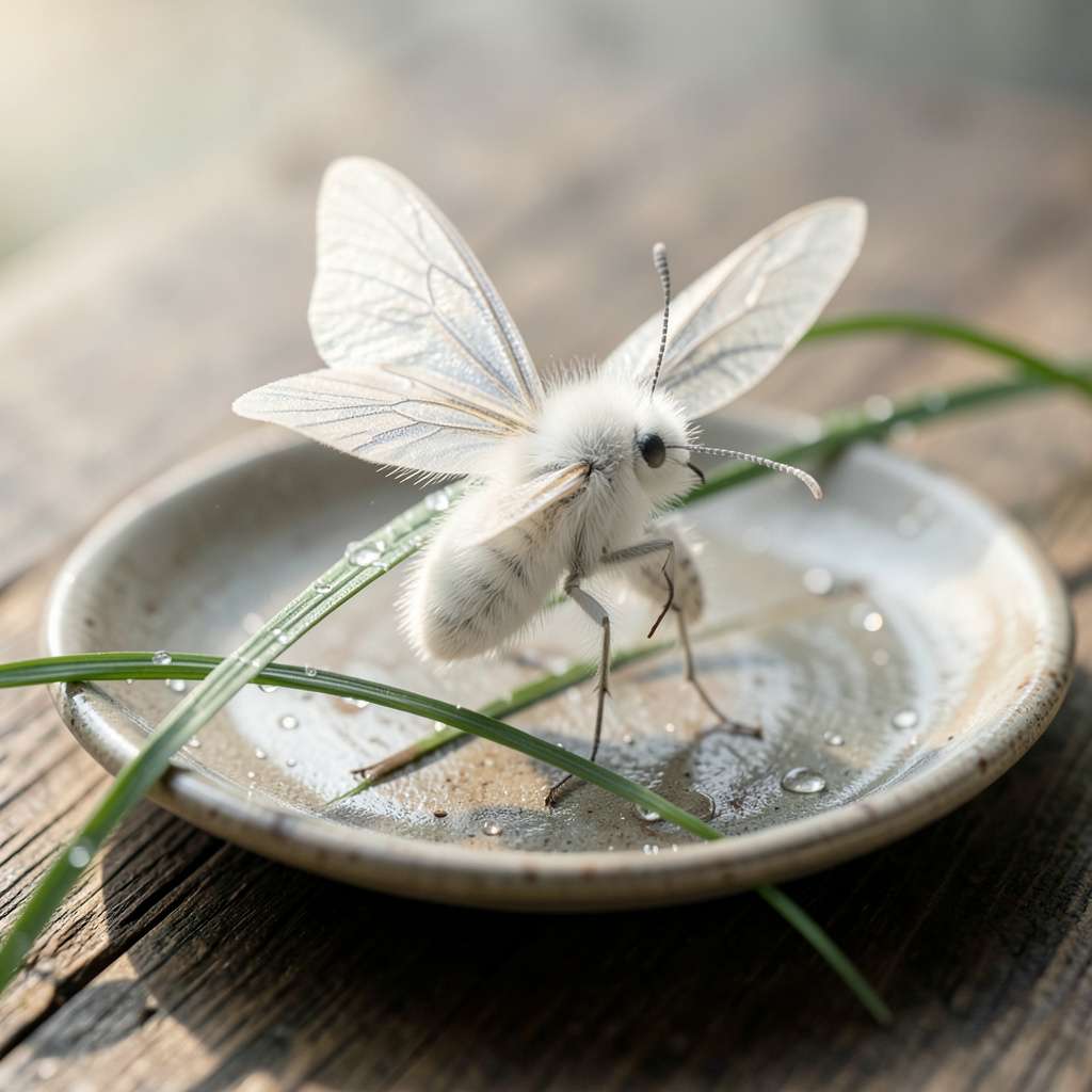 Fuzzy Flying Insect Fuzzy White Flying Insect: Eco-Friendly Eradication Techniques ...