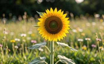 How to Grow Sunflowers Tall: Maximum Height Secrets Revealed how tall can sunflowers grow illustration with key details