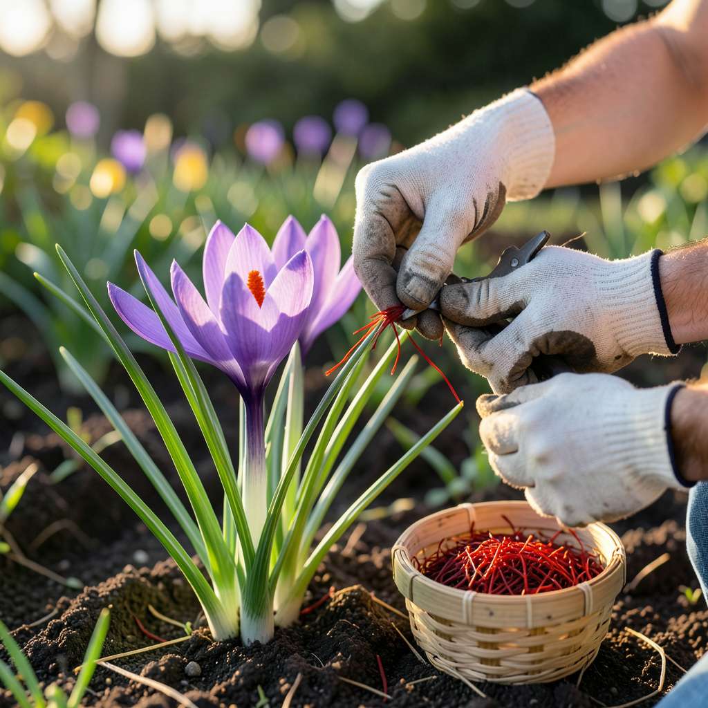 Saffron Process How to Harvest Saffron from Crocus: Timing and Techniques for Maximum ...