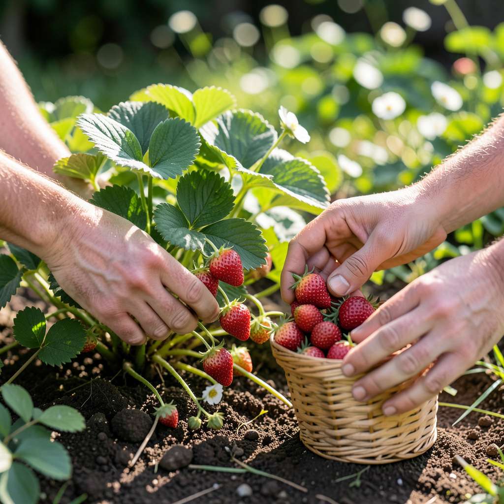 Strawberry Ripeness Guide How to Harvest Strawberries: Pick at Peak Ripeness for Sweetest Flavor ...