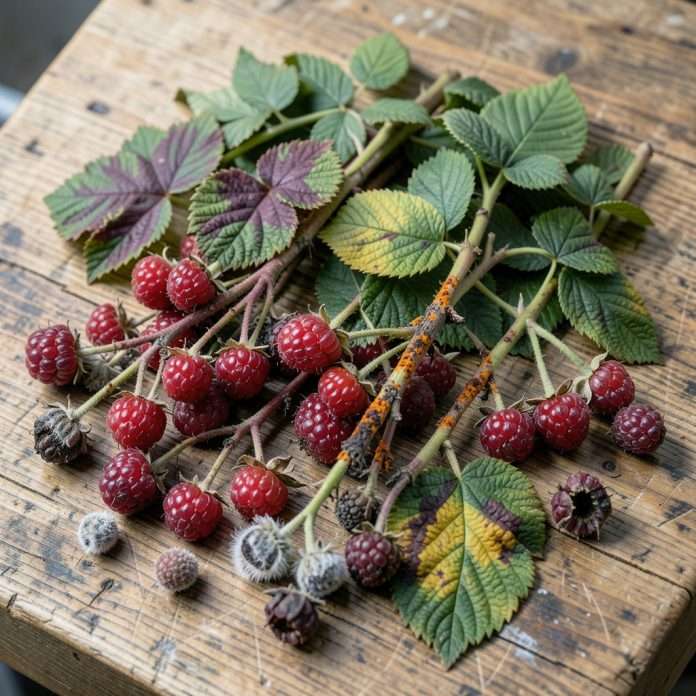 Raspberry Common Defects Names Pictures Of Raspberry Diseases: Spot-By-Spot Field Identification Guide ...
