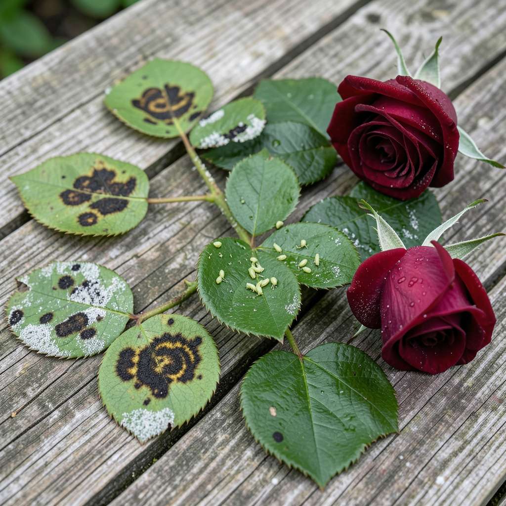 Pests Of Roses Rose Plant Pests And Diseases: Visual Guide To Diagnosis And Organic ...