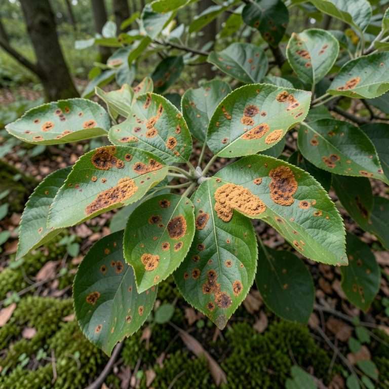 Spruce Tree Rust Rust Spots on Apple Tree Leaves: Fungal Threat and Organic Treatment ...