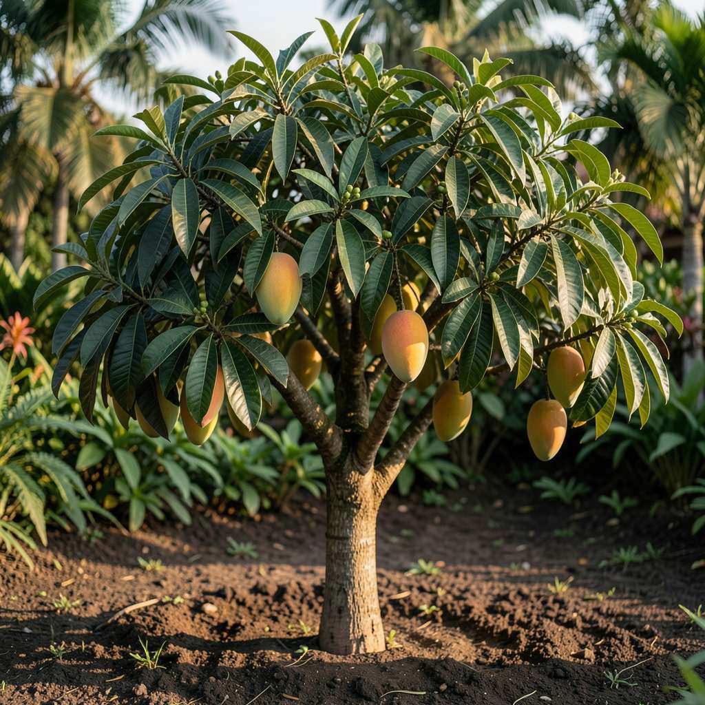 Mango Tree Development Stages of Mango Fruit Development: From Flower to Ripe Harvest ...