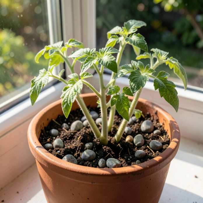 Tomato Seedling Leaves Curling Up: Environmental Stress and Organic ...