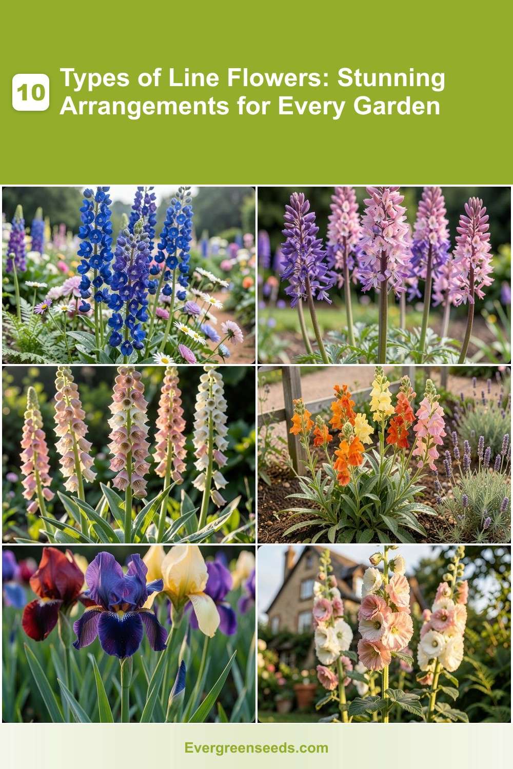 Line Floral Examples 10 Types of Line Flowers: Stunning Arrangements for Every Garden ...
