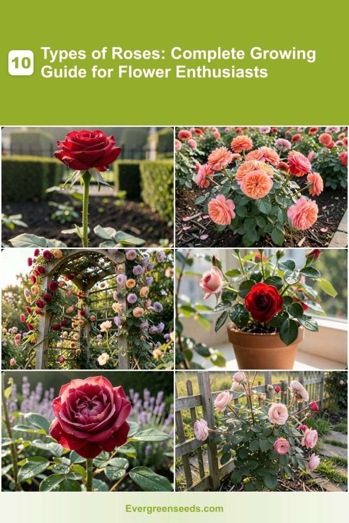 10 Types of Roses: Complete Growing Guide for Flower Enthusiasts ...