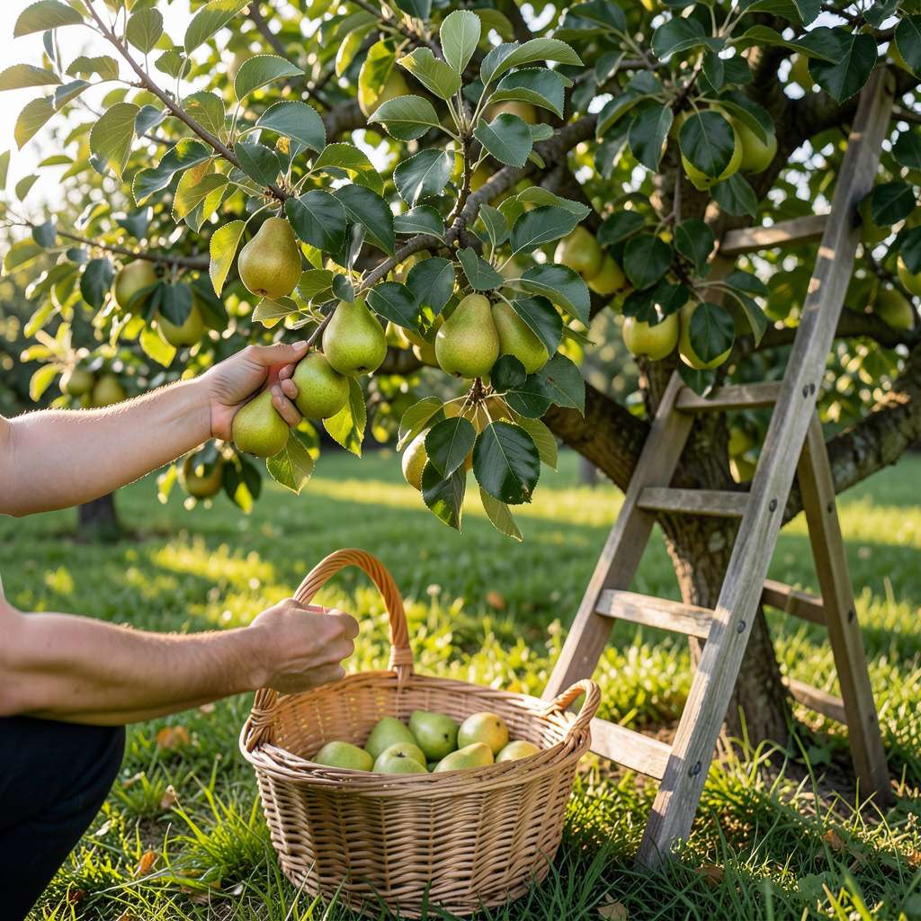 Pear Tree Sign When to Pick Pears Off Tree: Seasonal Signs for Sweetest Harvest ...