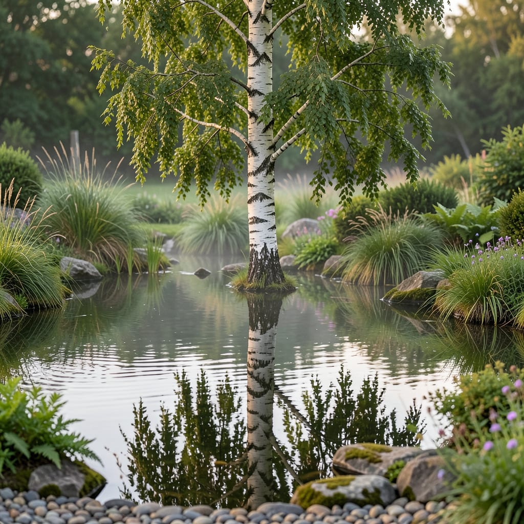 Birch Base Design 10 Pictures of White Birch Trees: Stunning Images for Garden Design ...